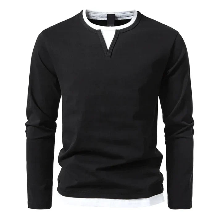 Alwin | Premium Langsleeve van gekamd katoen