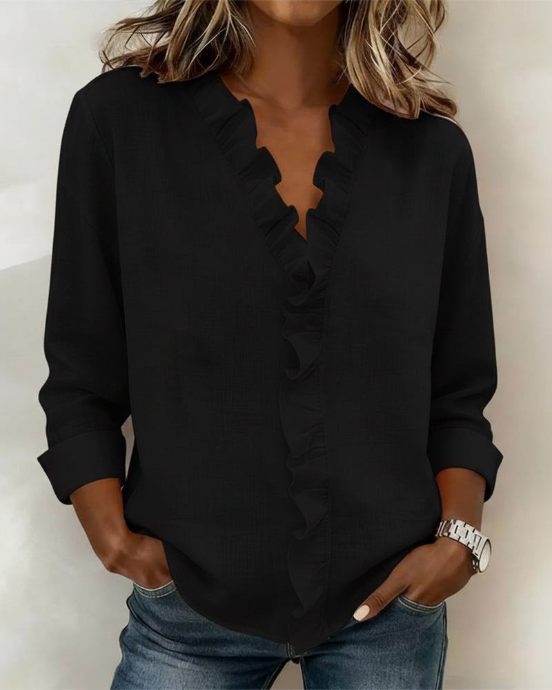 Penny | Elegante blouse met lange mouwen