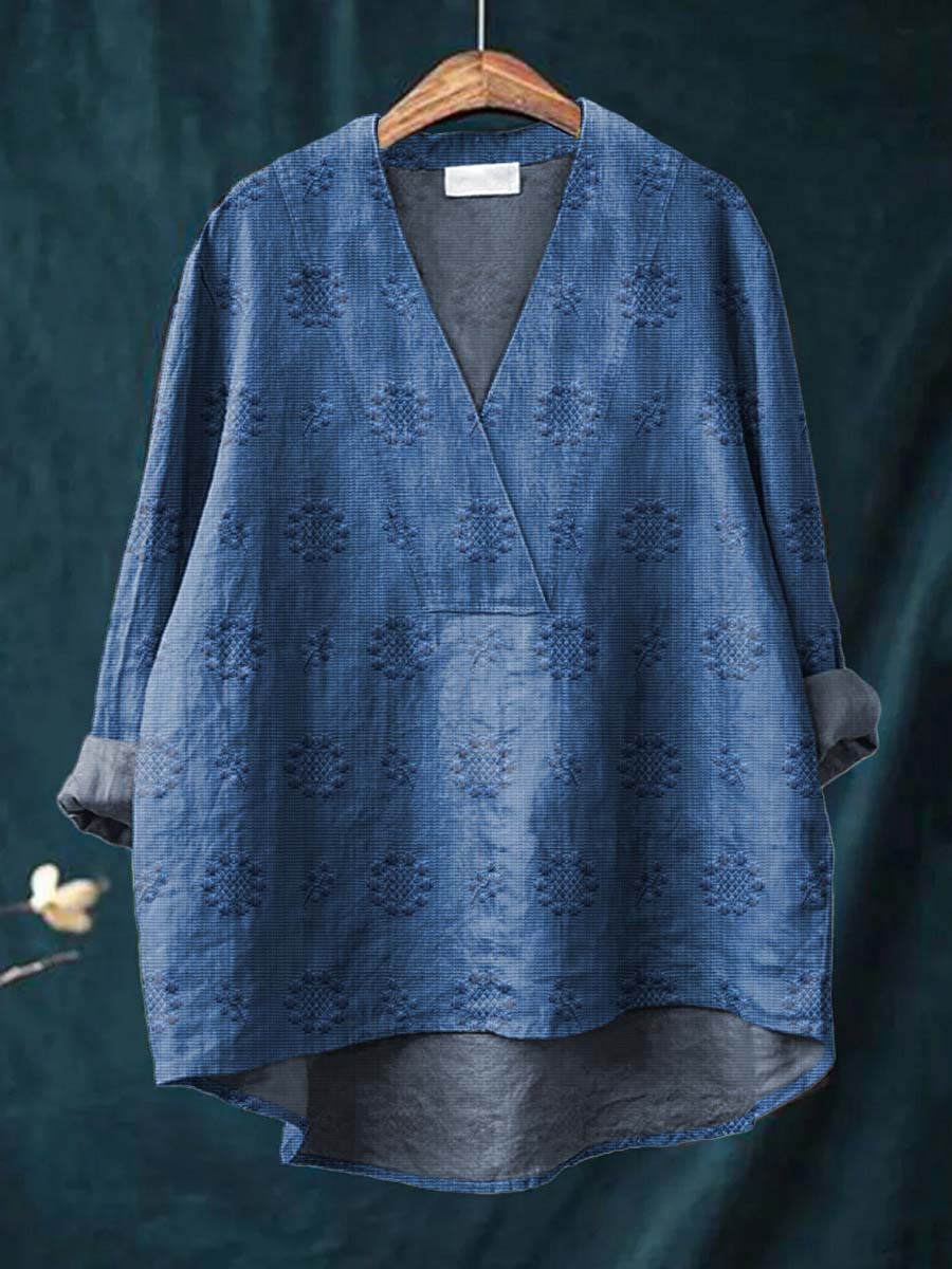 Cara Linnen Blouse