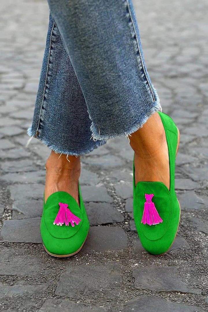Mandy Tassel-Decoratieve Loafers