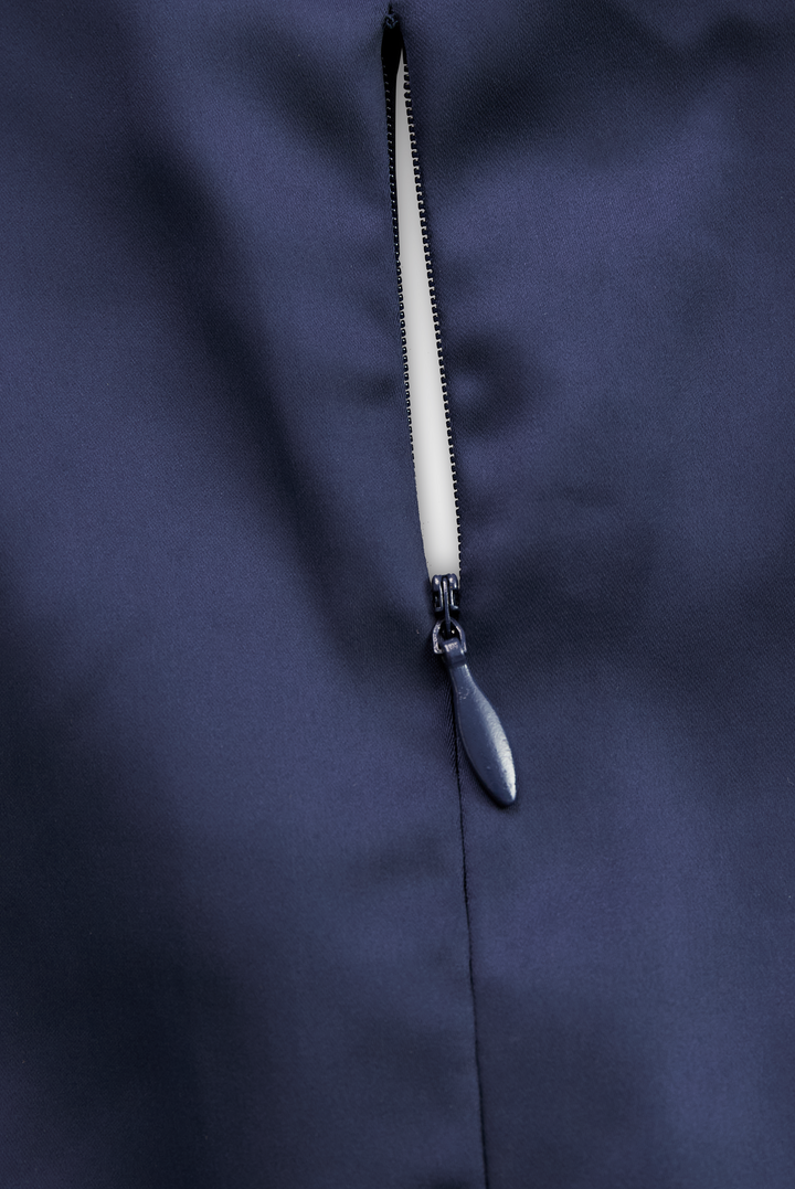Dharmay | Elegante Lange Mouw Midi-jurk