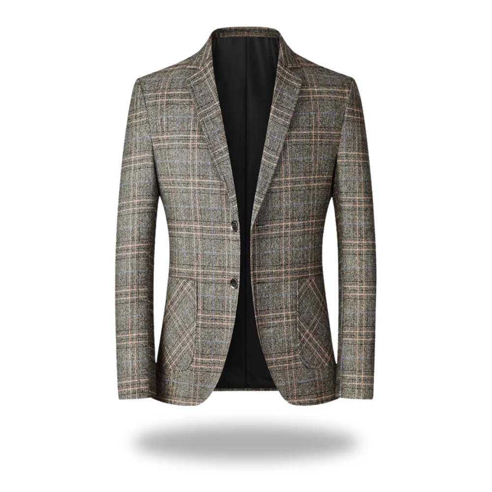TEXTUUR BLAZER VOOR HEREN
