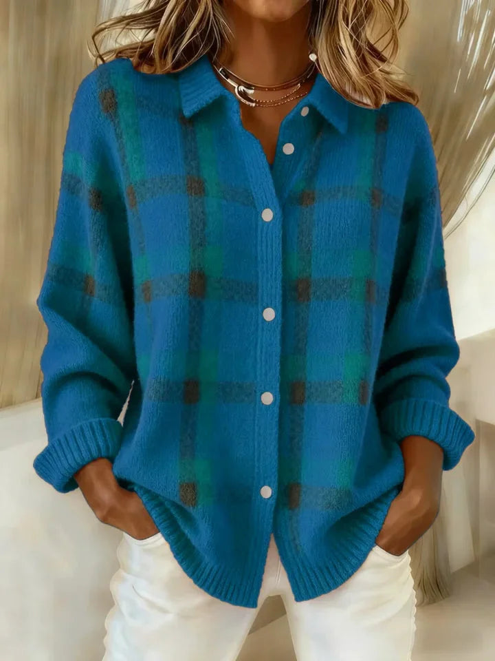 Brinovelle - Chic en Cozy Geruite Vest