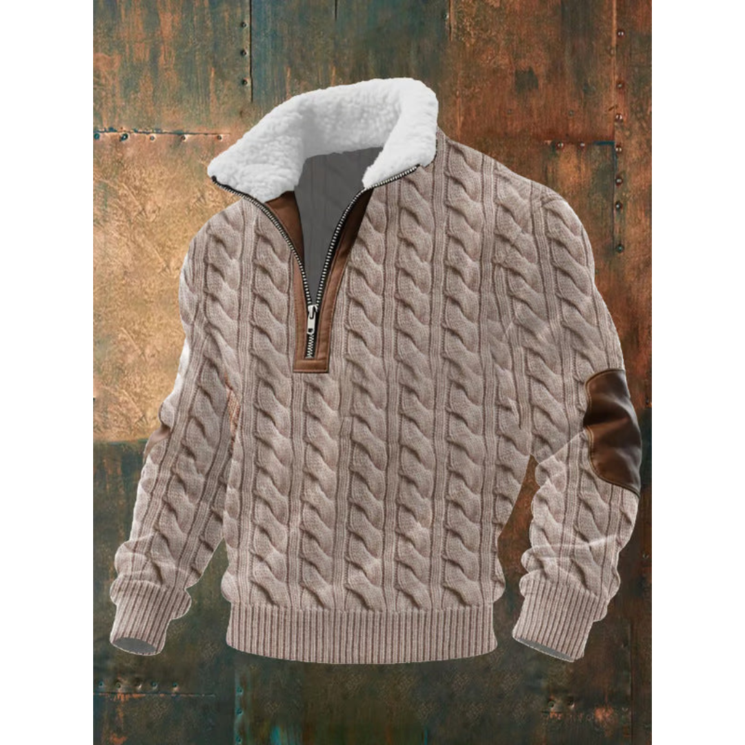 Hoog Col Fleece Trui