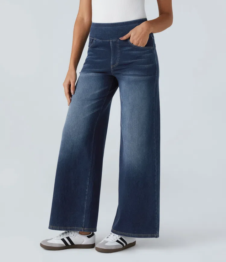 Comfortabele jeans met hoge taille
