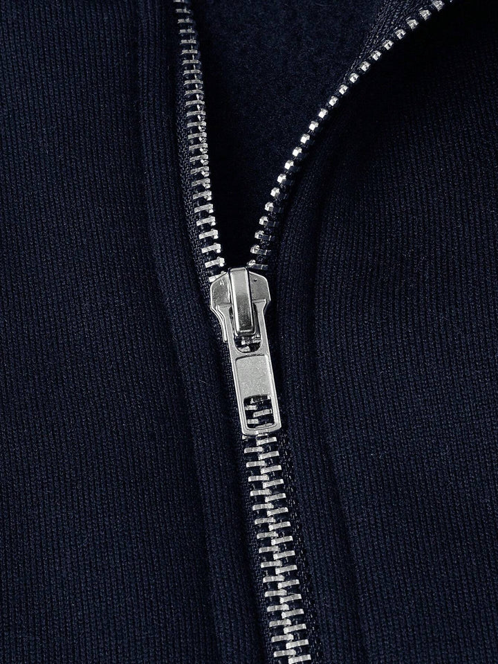 Zip-up met halve rits