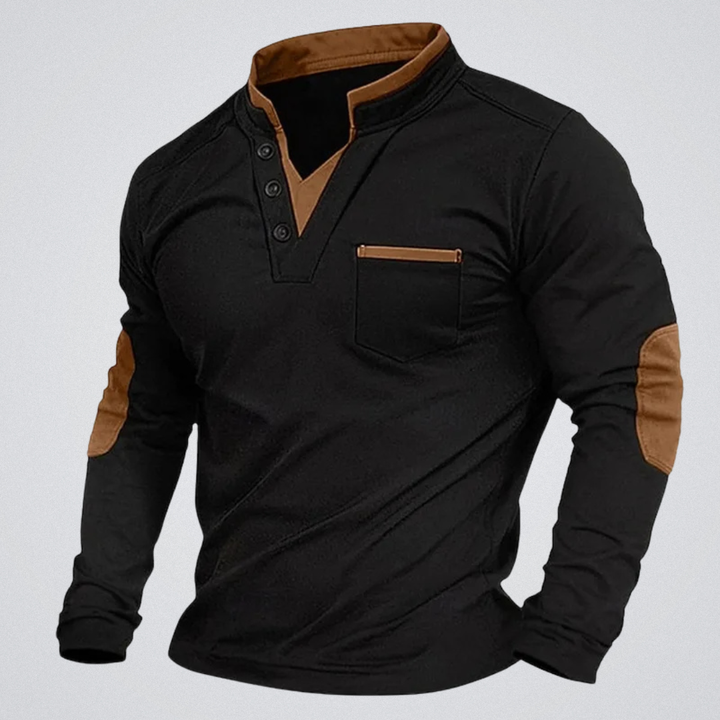 Mauro – Sweatshirt met V-hals