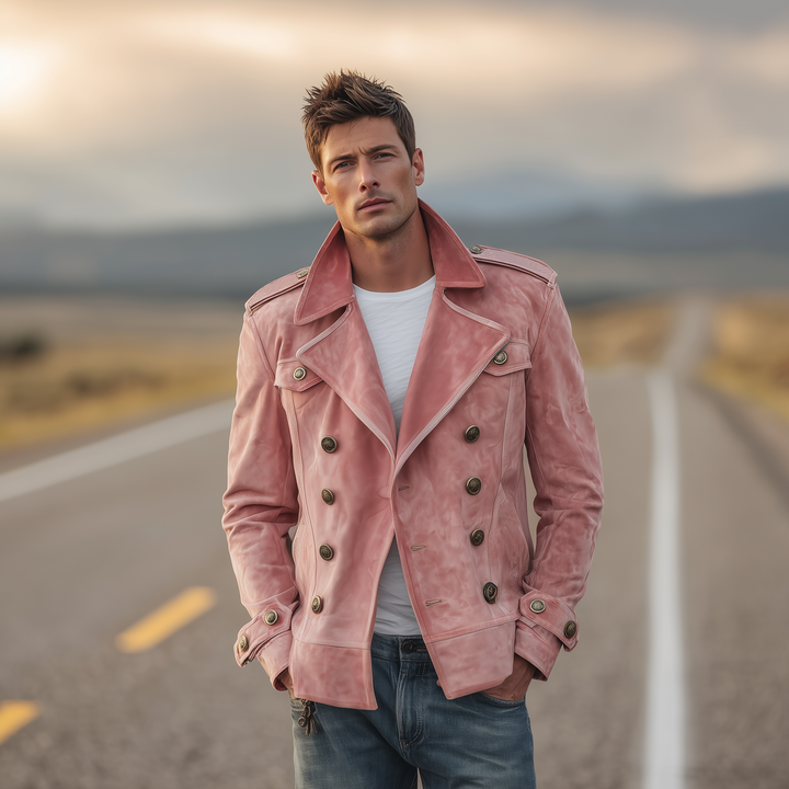 Noud™ – Dubbelrijige Western Jas met Epauletten