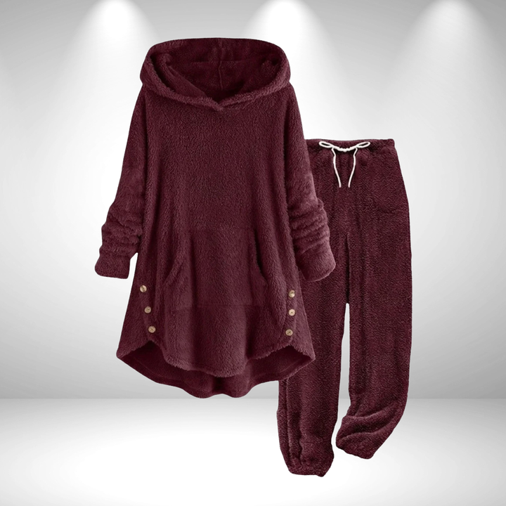 Cressy™ | De Ultra-Plush Tunic Lounge Set – Winter Warmte Editie