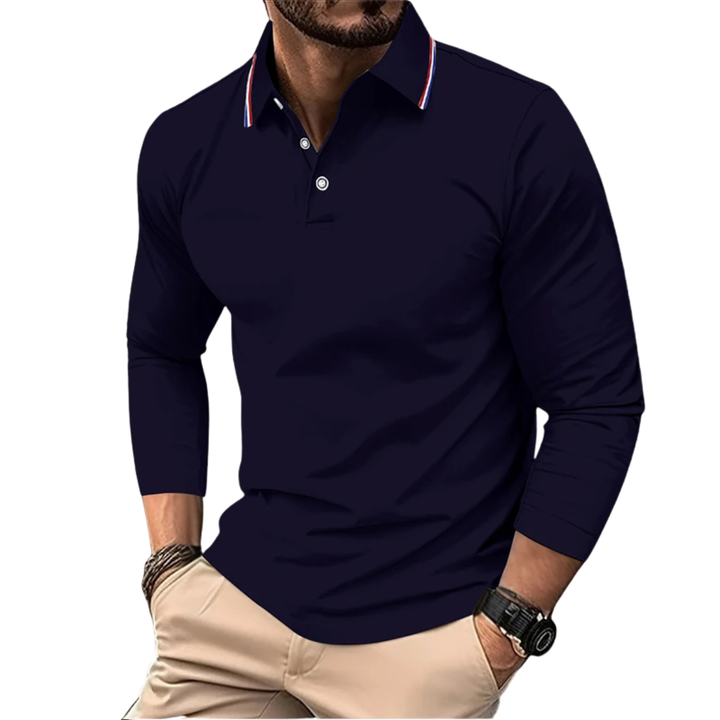 ÉMILIEN | PREMIUM CASUAL POLO MET CONTRASTEREND KRAAG