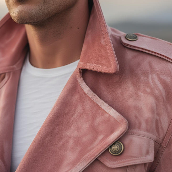 Noud™ – Dubbelrijige Western Jas met Epauletten
