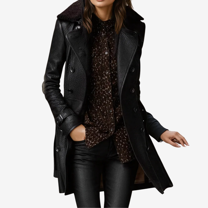 Sofie | Leer-look jas