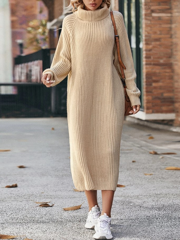 Casual Gebreide Jurk
