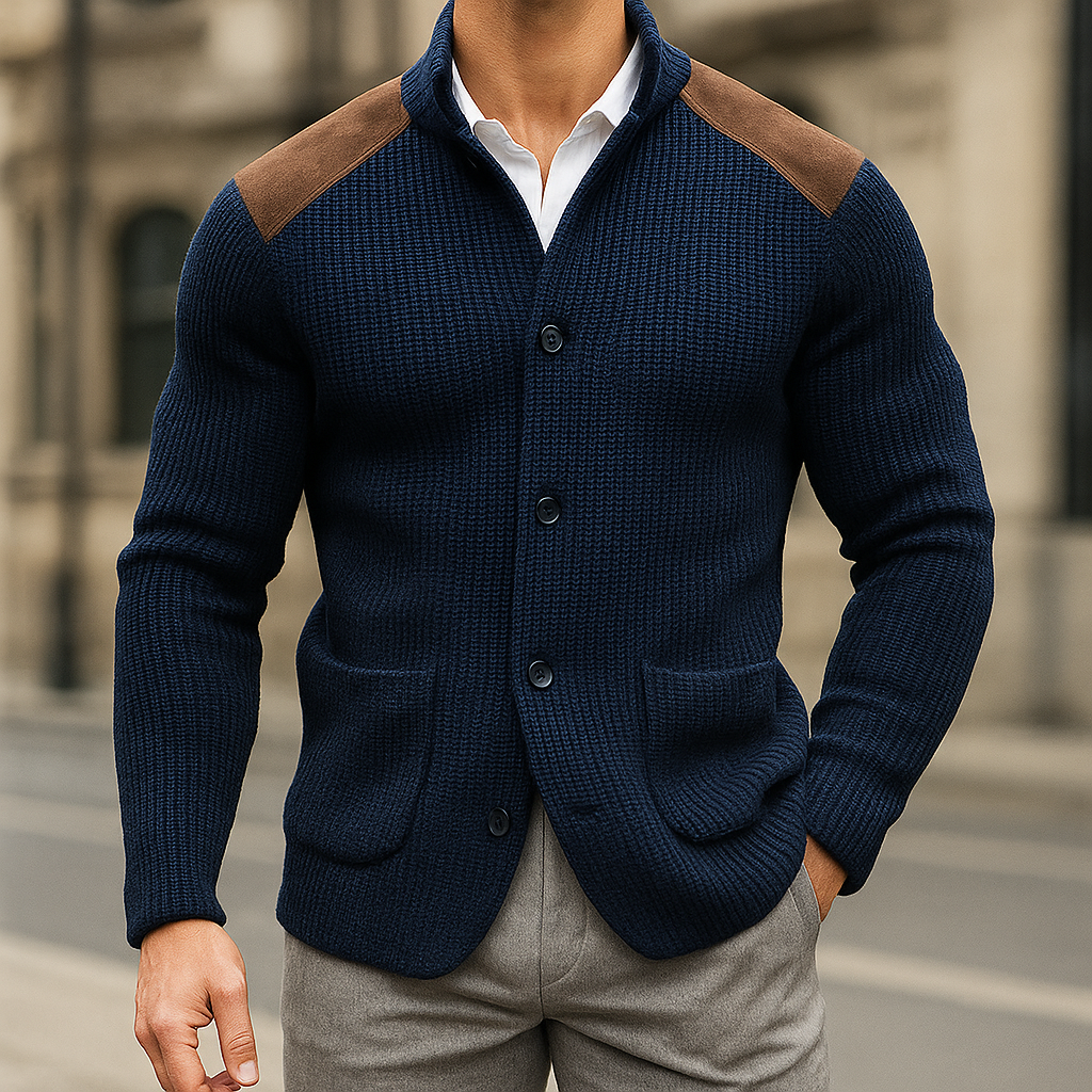 HARRY | BLAZER IN TEXTUURGEWEVEN BREI