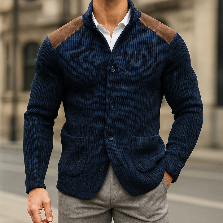 HARRY | BLAZER IN TEXTUURGEWEVEN BREI