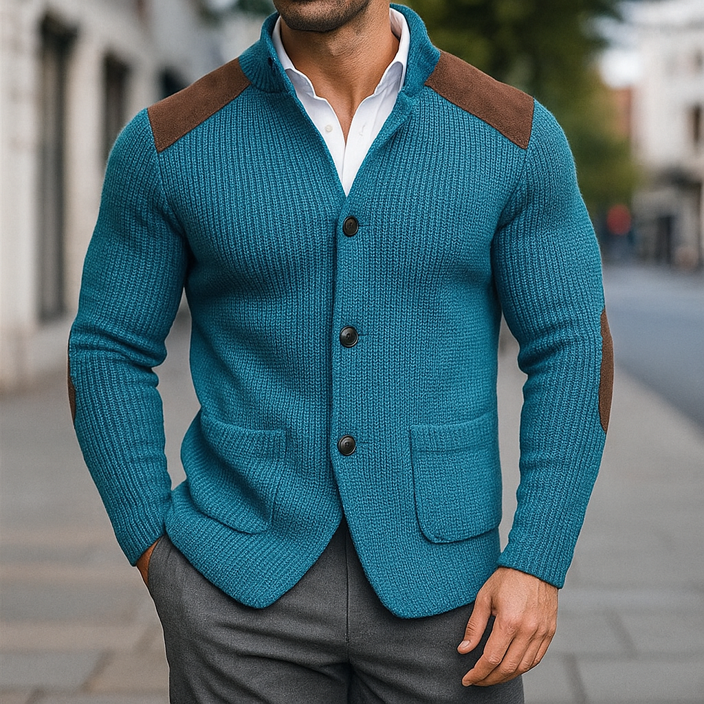 HARRY | BLAZER IN TEXTUURGEWEVEN BREI