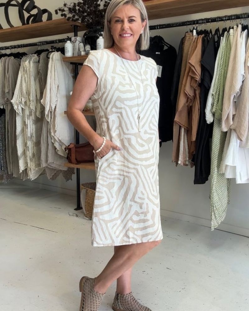 Avanille | zomerjurk met ronde hals