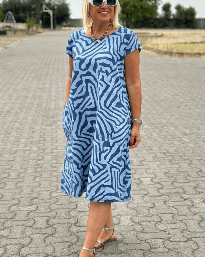 Avanille | zomerjurk met ronde hals