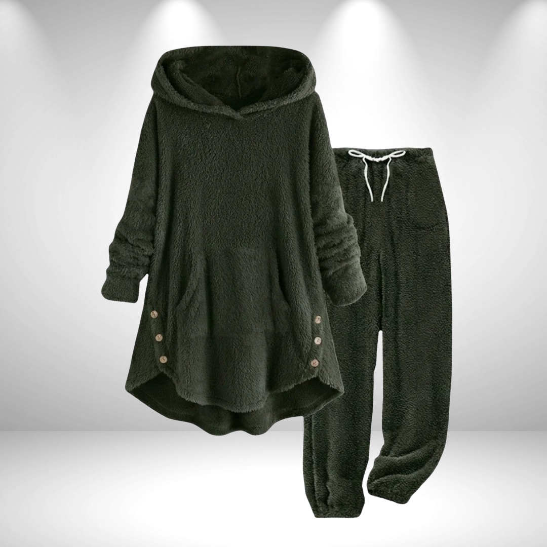 Cressy™ | De Ultra-Plush Tunic Lounge Set – Winter Warmte Editie