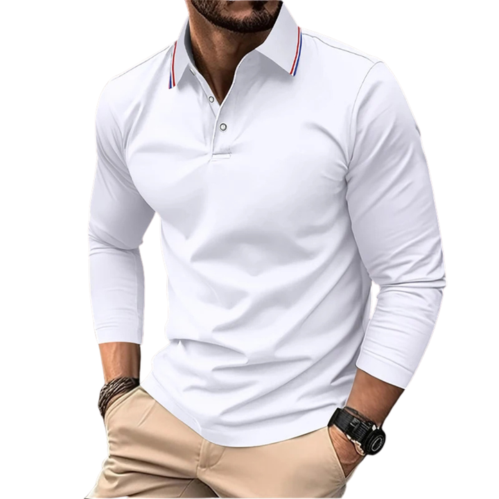 ÉMILIEN | PREMIUM CASUAL POLO MET CONTRASTEREND KRAAG