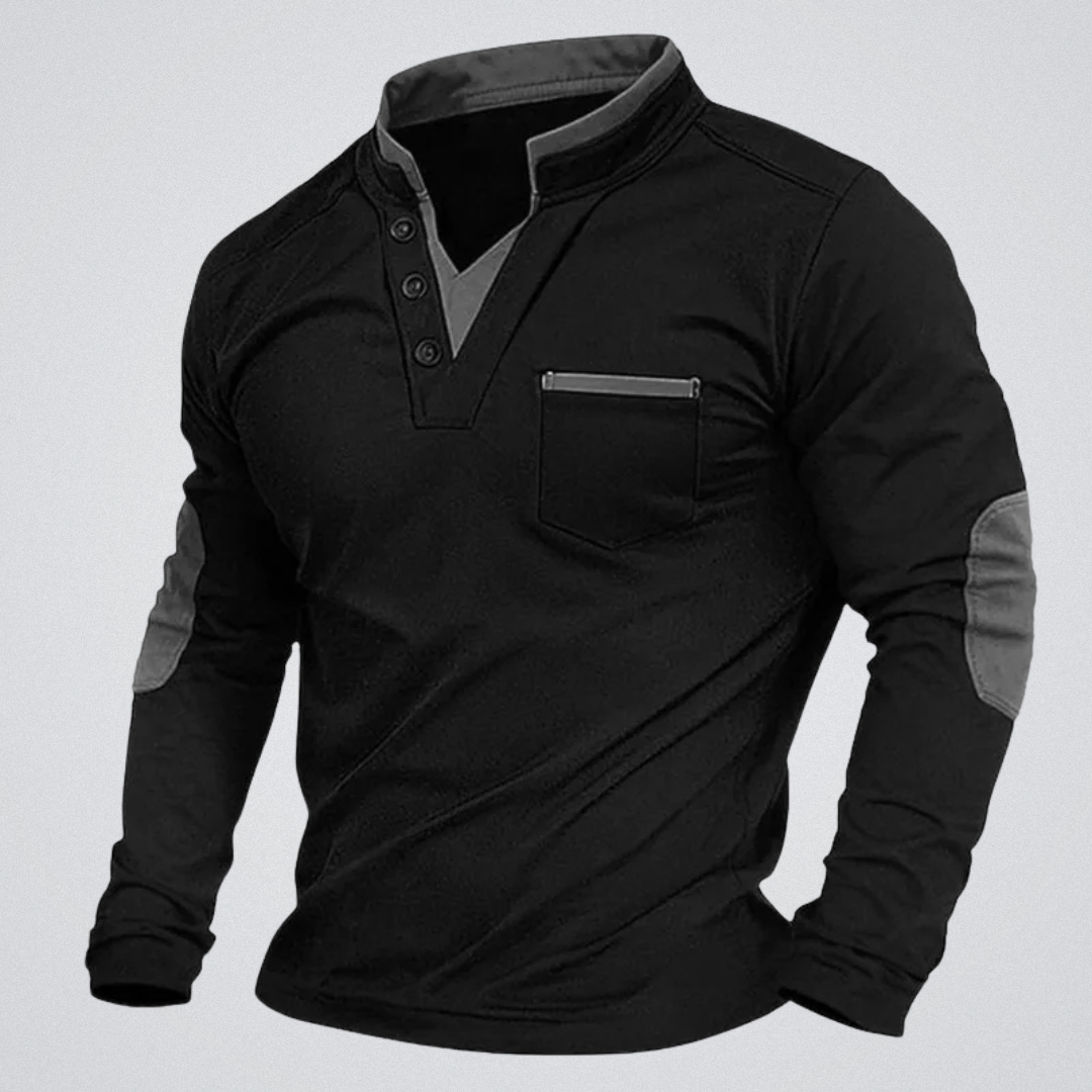 Mauro – Sweatshirt met V-hals