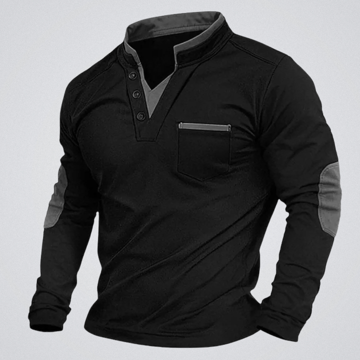 Mauro – Sweatshirt met V-hals
