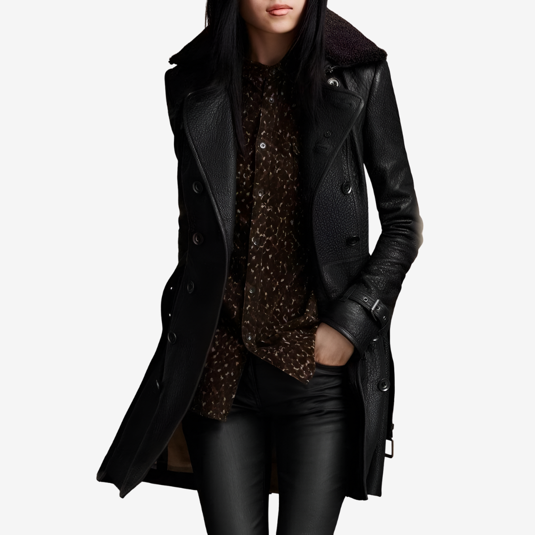 Sofie | Leer-look jas