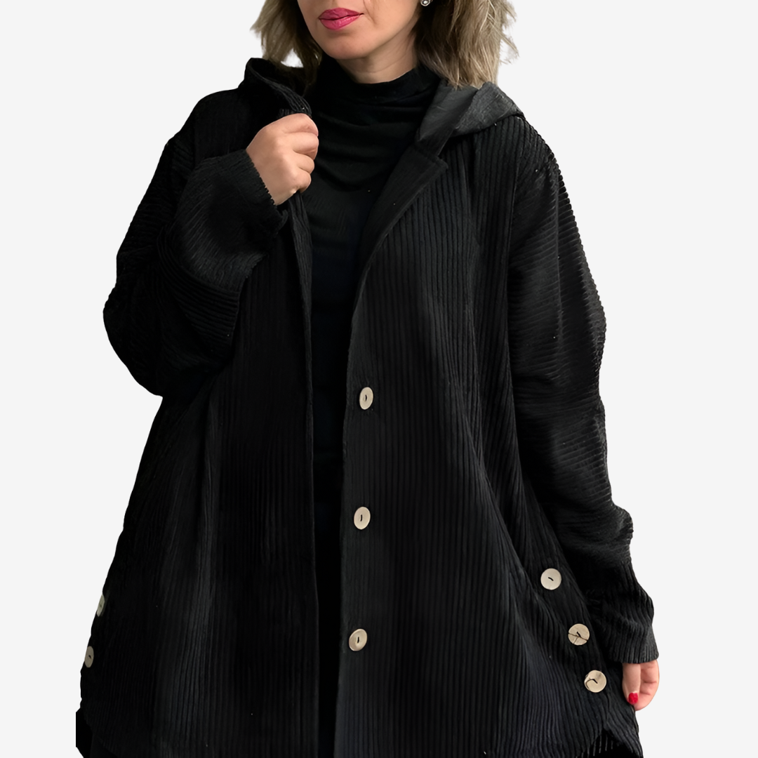 Georgette | Gebreide jas met knopen