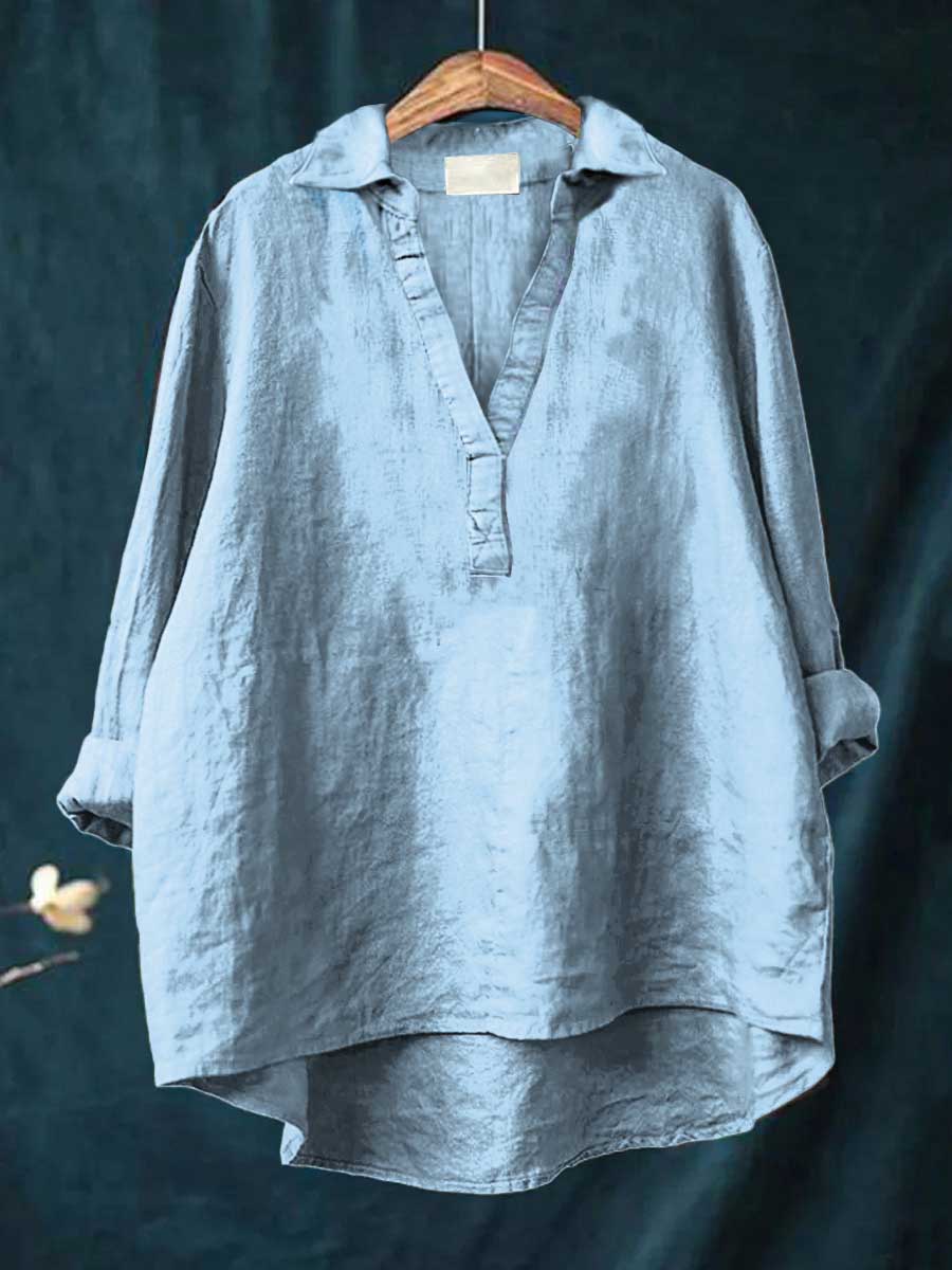Andrea Linnen Blouse