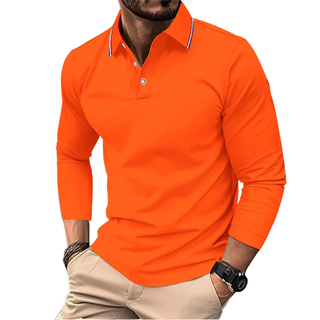 ÉMILIEN | PREMIUM CASUAL POLO MET CONTRASTEREND KRAAG
