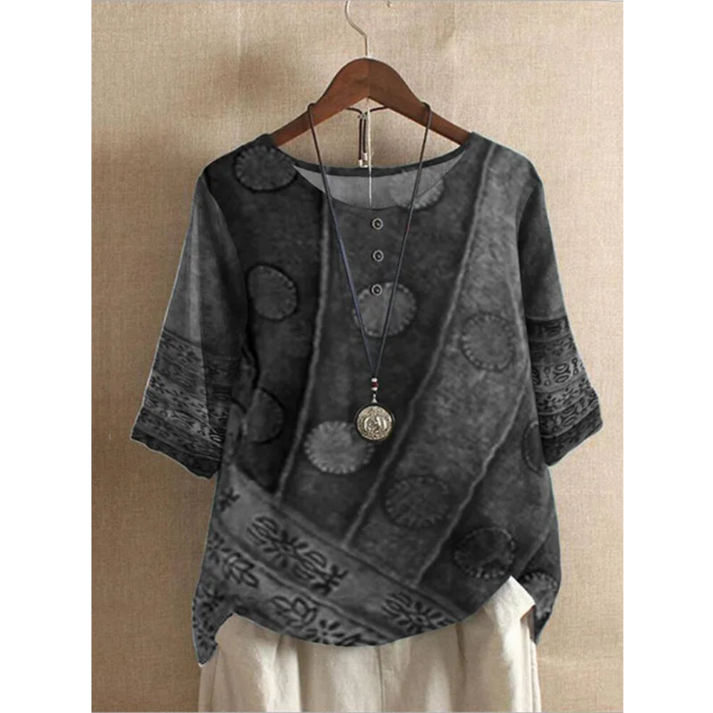 Valarie - Bohemian Kleurige Top