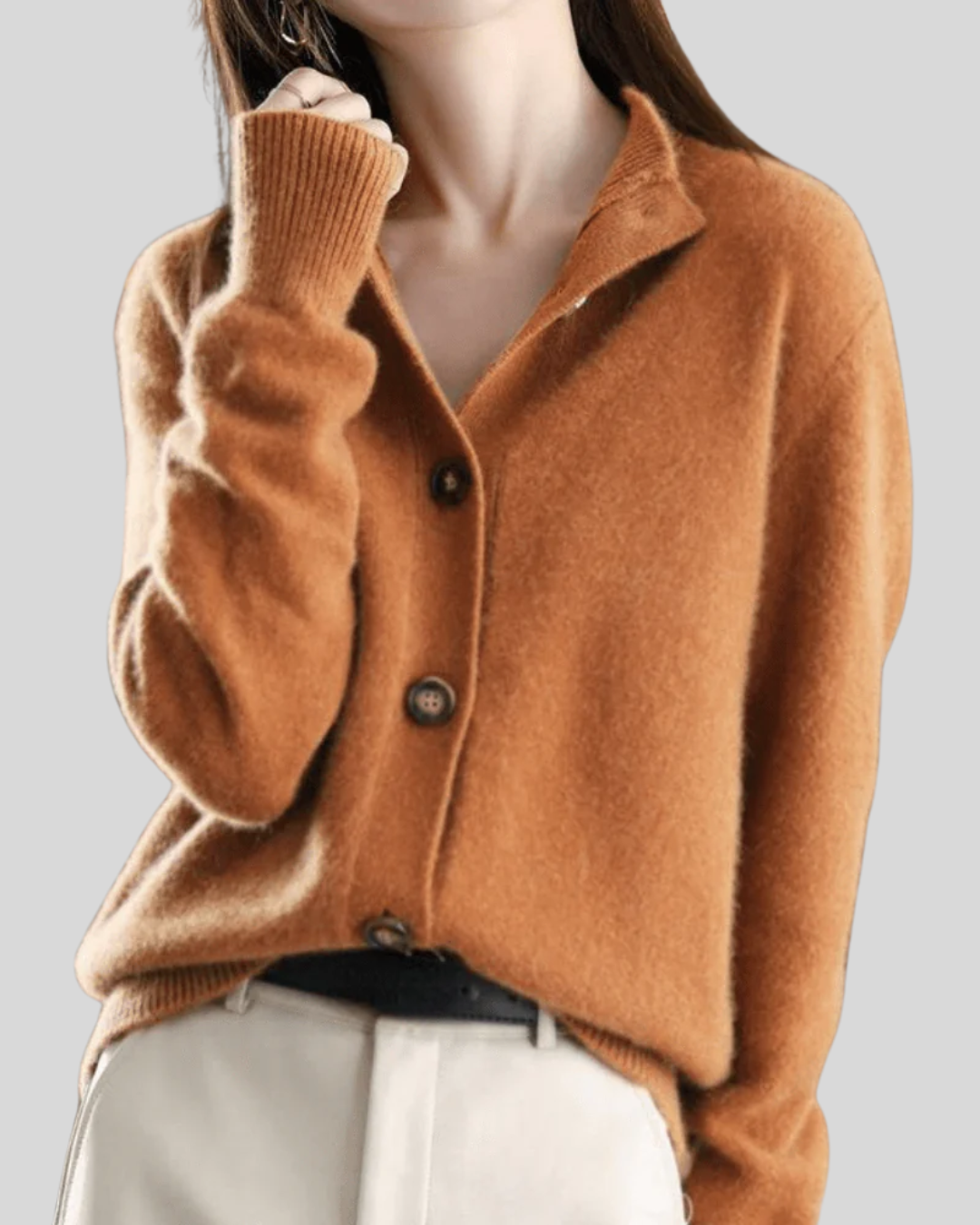 Claire | Retro-Stijl Cashmere Cardigan