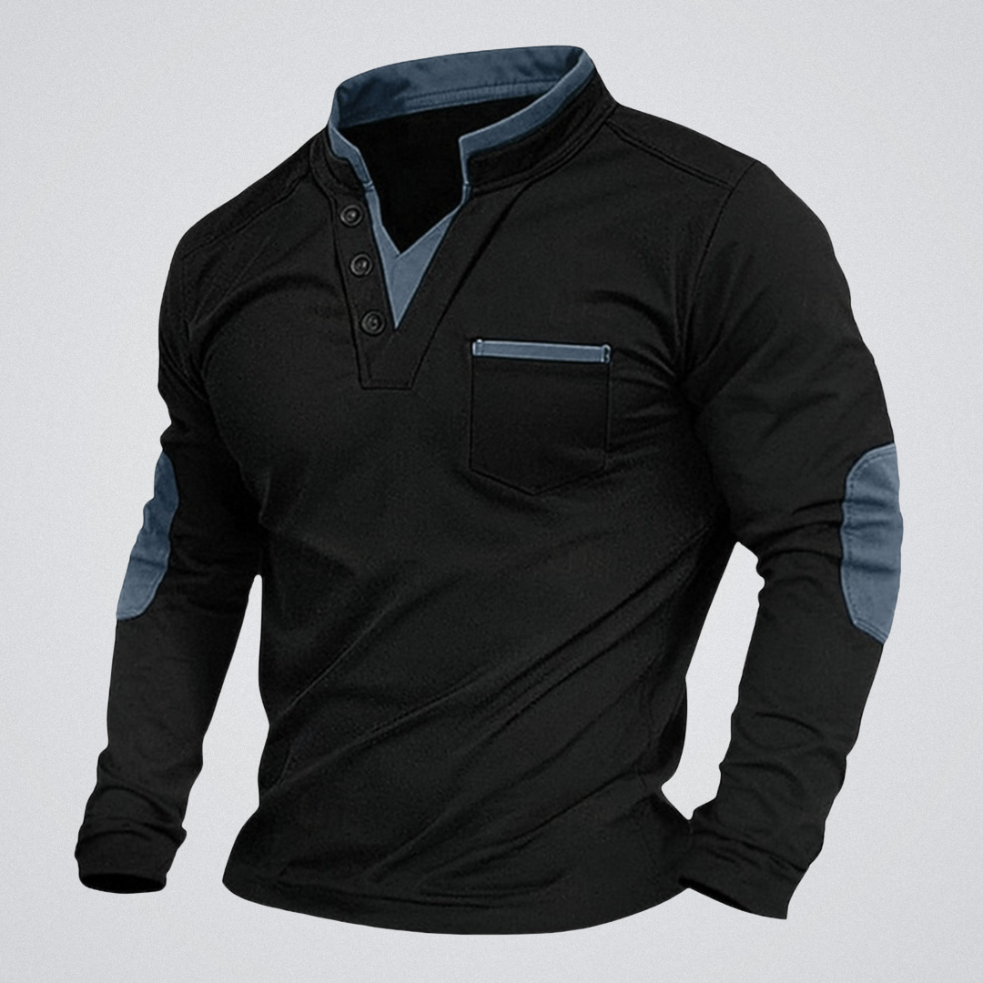 Mauro – Sweatshirt met V-hals