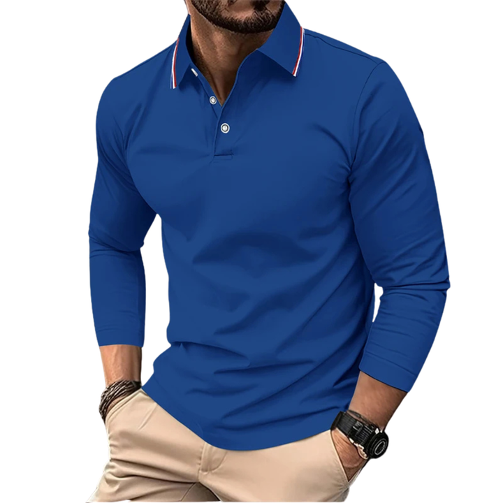 ÉMILIEN | PREMIUM CASUAL POLO MET CONTRASTEREND KRAAG