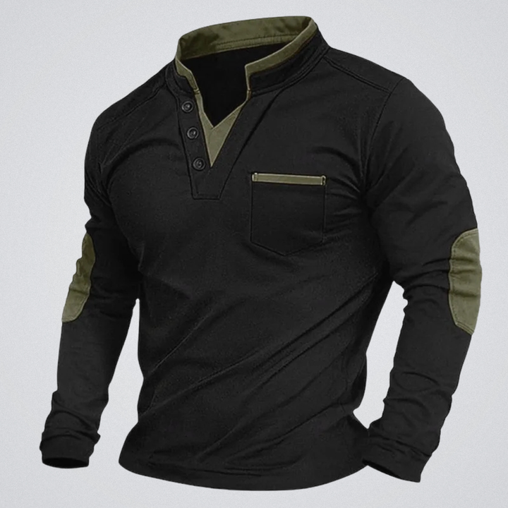 Mauro – Sweatshirt met V-hals