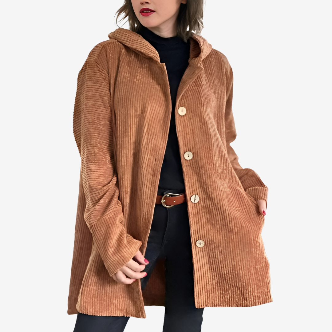 Georgette | Gebreide jas met knopen