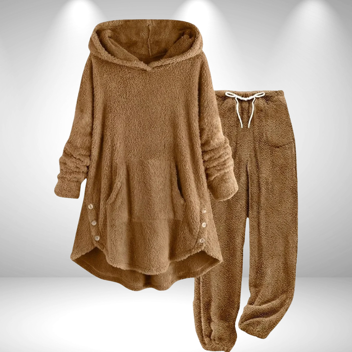 Cressy™ | De Ultra-Plush Tunic Lounge Set – Winter Warmte Editie