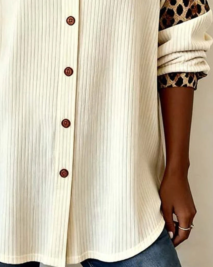 Overhemd met luipaardprint