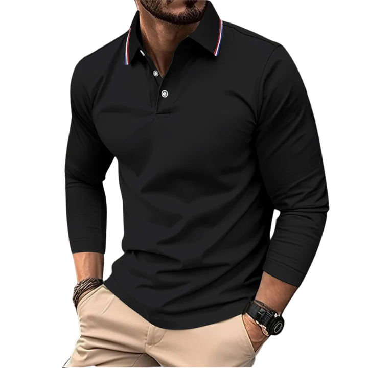 ÉMILIEN | PREMIUM CASUAL POLO MET CONTRASTEREND KRAAG