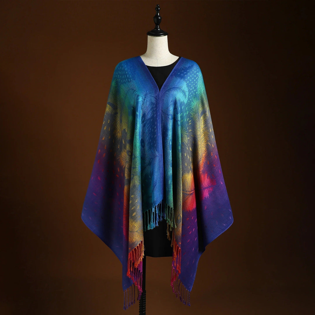 Boodoo | Elegante Sjaal met Verfijnde Ombre Motieven