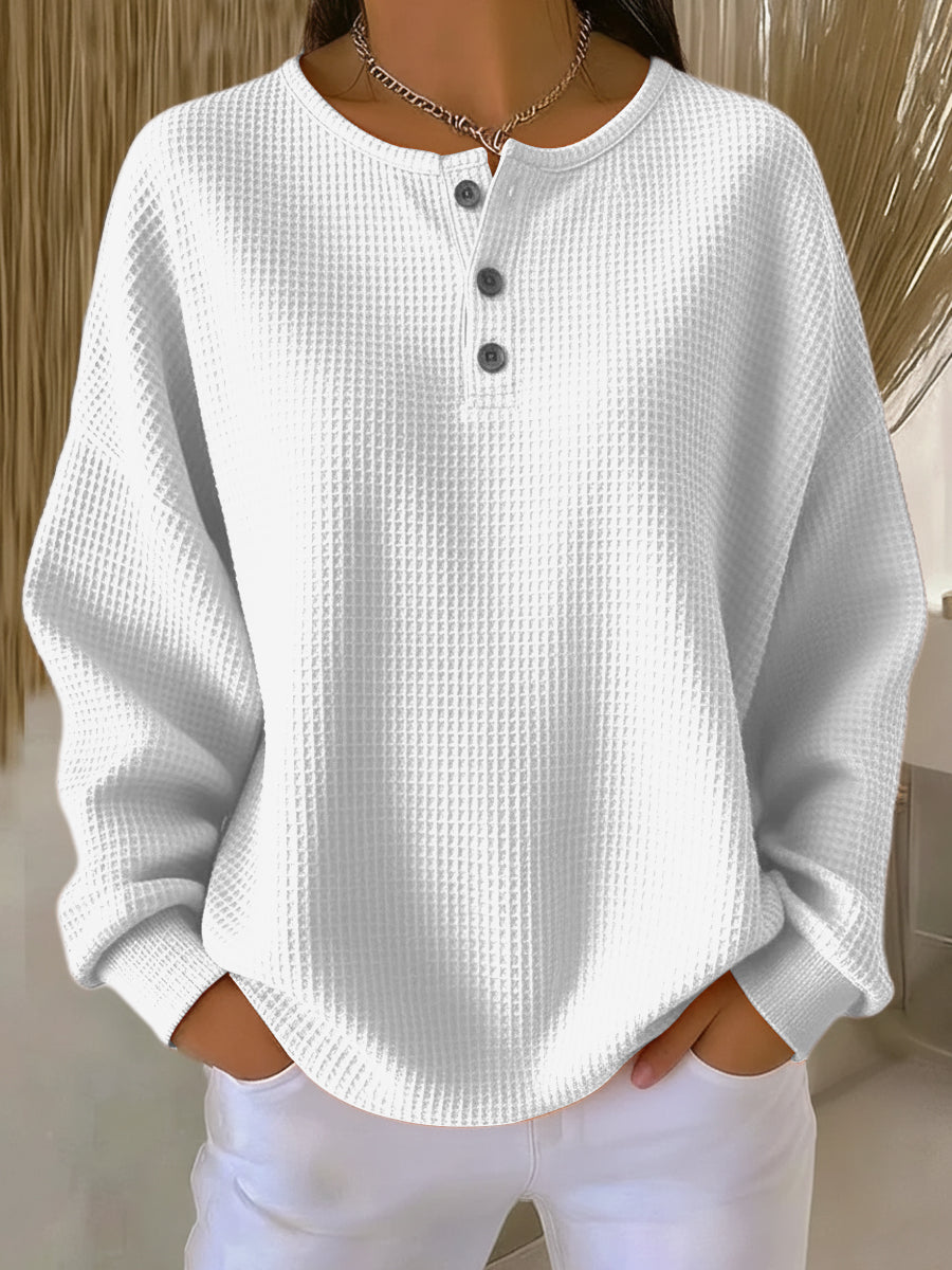 Adèle™ | Sweatshirt met Elegante Col
