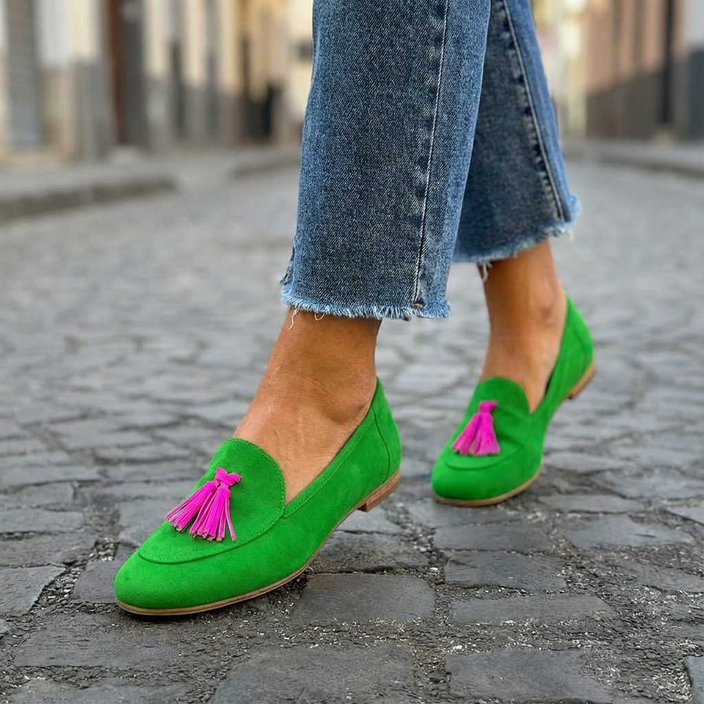 Mandy Tassel-Decoratieve Loafers