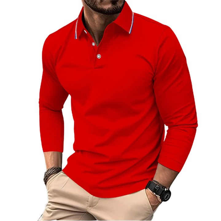 ÉMILIEN | PREMIUM CASUAL POLO MET CONTRASTEREND KRAAG