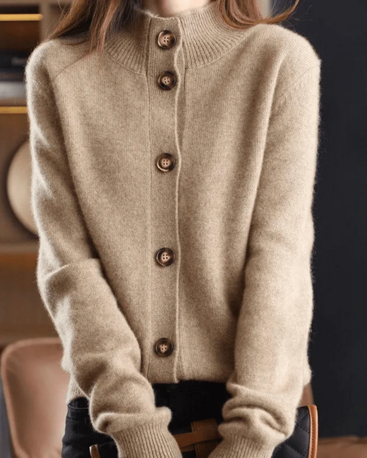 Claire | Retro-Stijl Cashmere Cardigan