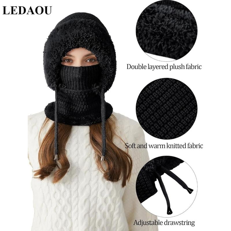 3-in-1 Beanie Hoed Voor Vrouwen