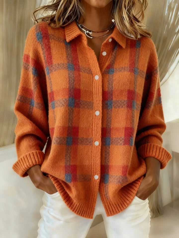 Brinovelle - Chic en Cozy Geruite Vest