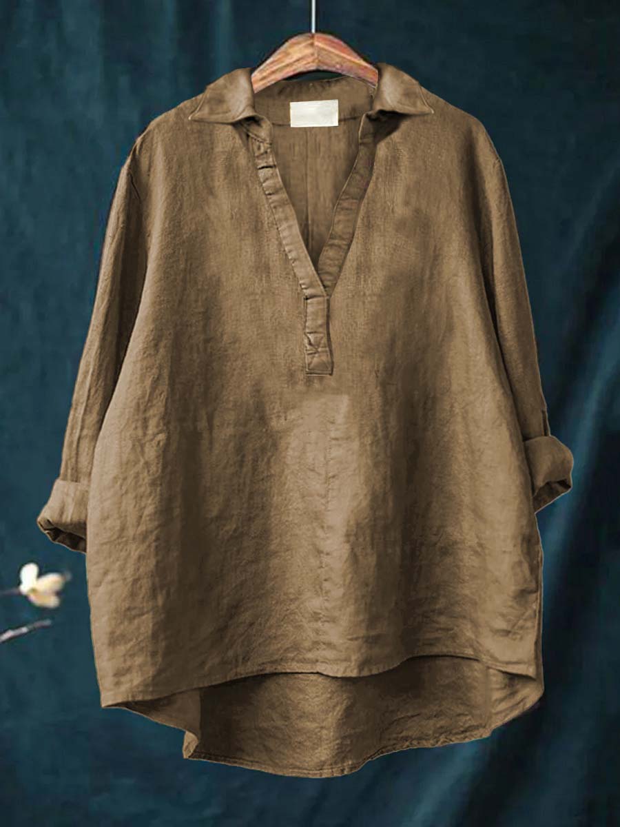 Andrea Linnen Blouse