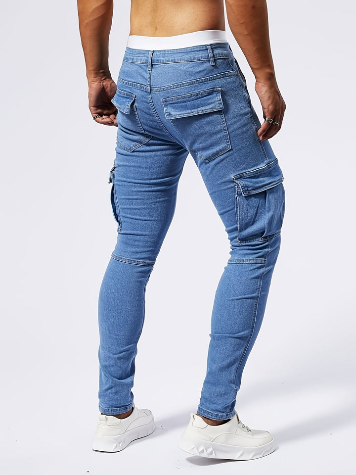Slim Fit Cargo Jeans