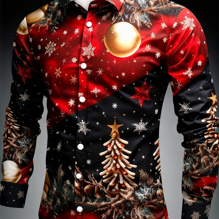 EverYule™ – Mannen Feestelijke Boom Shirt