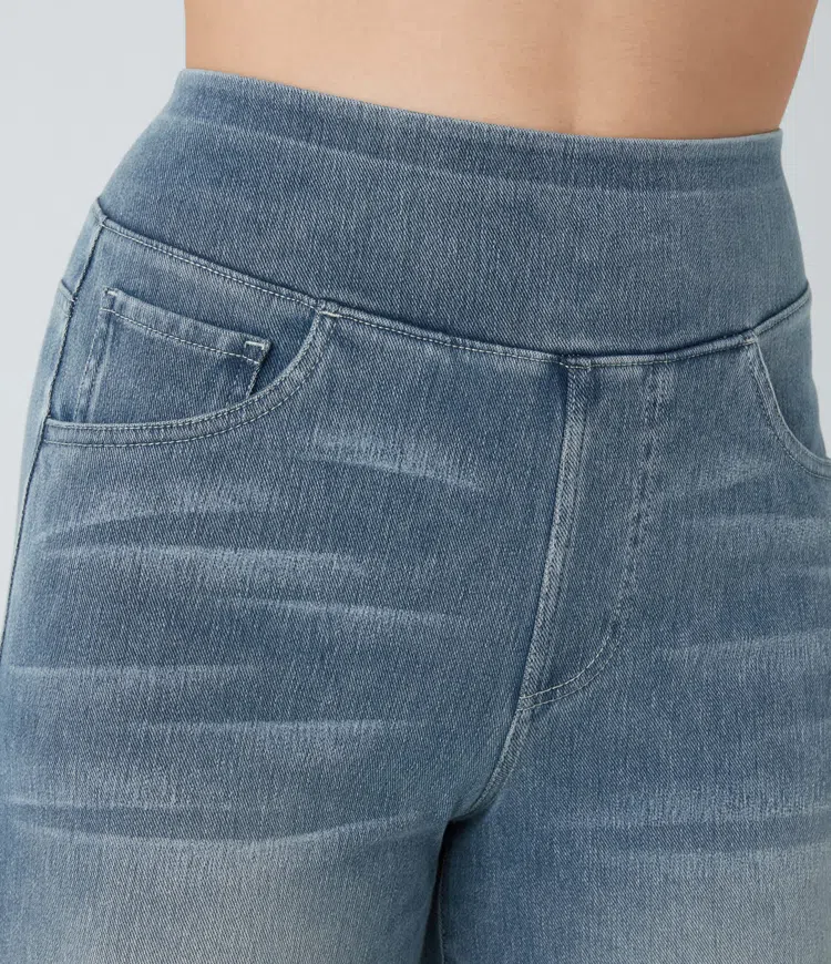 Comfortabele jeans met hoge taille